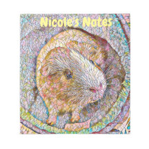 Mosaik Guinea Pig Themed Notebook Notepad