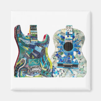 Mosaik Guitar Collection Boho Chic Magnet