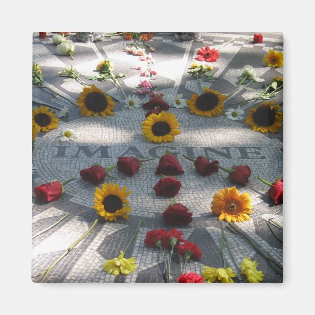 Mosaik IMAGINE, Erdbeerfelder, NY - Magnet (Vorne)