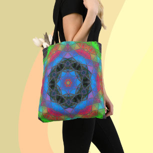 Mosaik Kaleidoskop Blume Rainbow