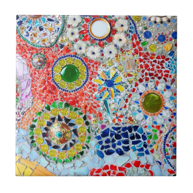 Mosaik-Kreation Fliese (Vorderseite)