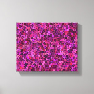 Mosaik Lila rosa Leinwanddruck