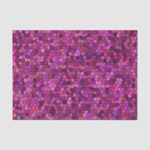 Mosaik Lila rosa Seidenpapier