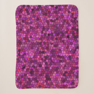 Mosaik Lila Rosa Sherpadecke