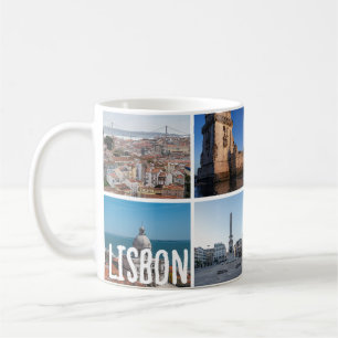 Mosaik Lissabon-Fotos, Portugal Kaffeetasse