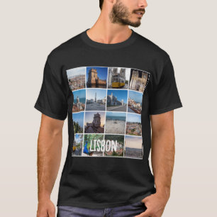 Mosaik Lissabon-Fotos, Portugal T-Shirt