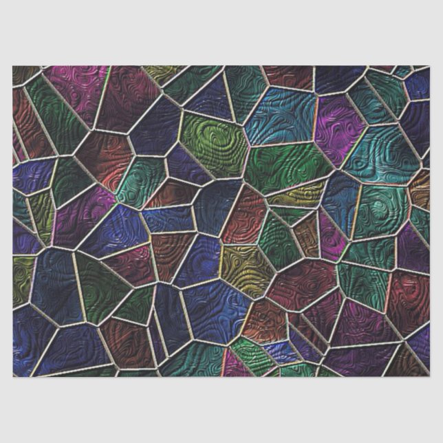 Mosaik Lora, Mehrfarben Seidenpapier (Vorderseite)
