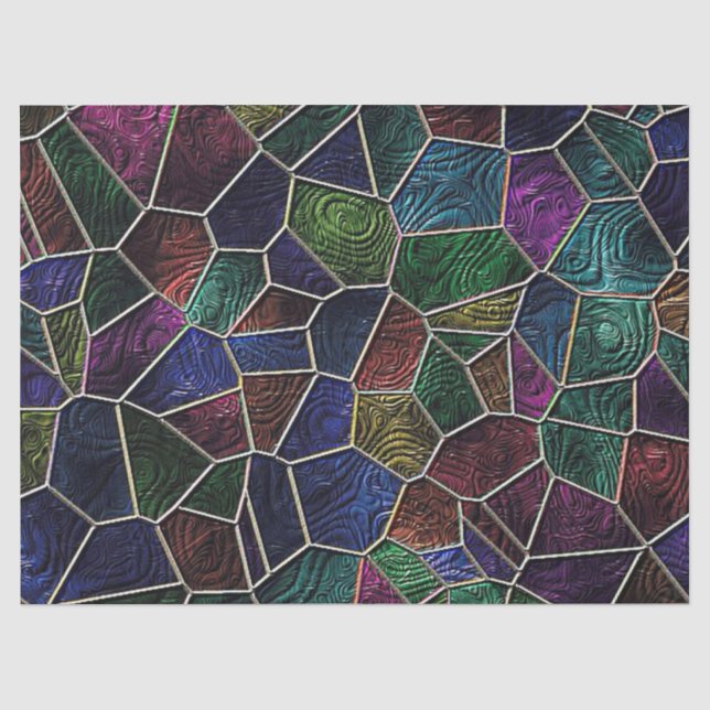 Mosaik Lora, Mehrfarben Seidenpapier (Vorderseite)