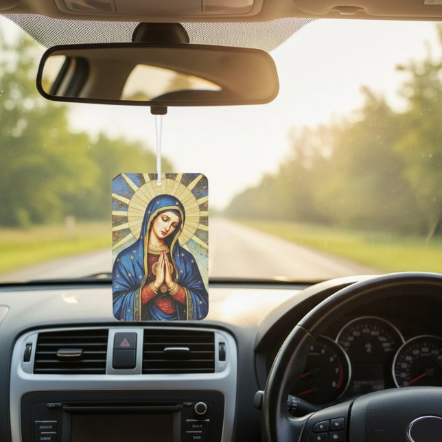 Mosaik-Madonna Autolufterfrischer (Von Creator hochgeladen)