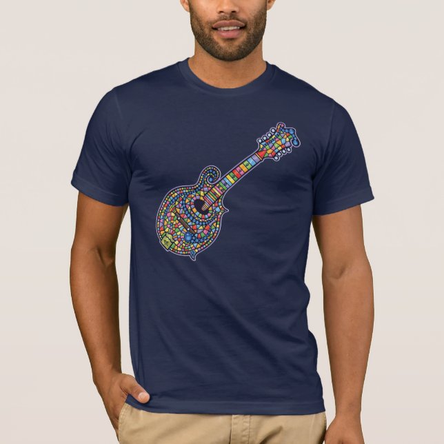 Mosaik-Mandoline T-Shirt (Vorderseite)