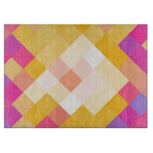 Mosaik Modernes geometrisches Muster 8 Schneidebrett