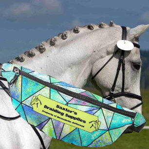 Mosaik Muster Horse Show Mane Braiding Bauchtasche