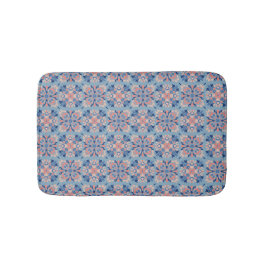Mosaik-Muster Staubblau Badmatte Badematte