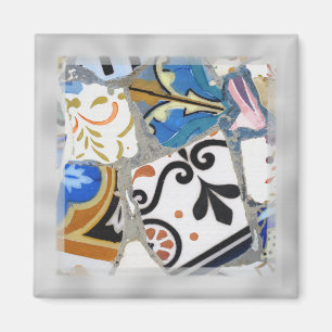 Mosaik-nahes hohes Barcelonas Gaudi Magnet