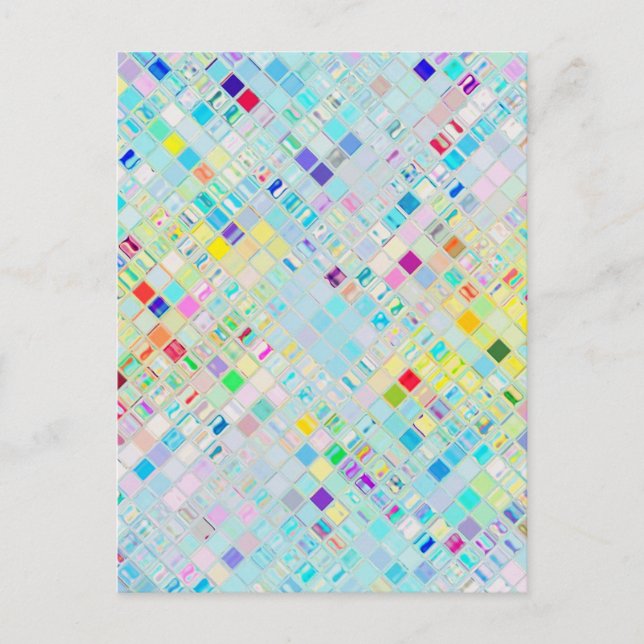 Mosaik neu erstellt postkarte (Vorderseite)