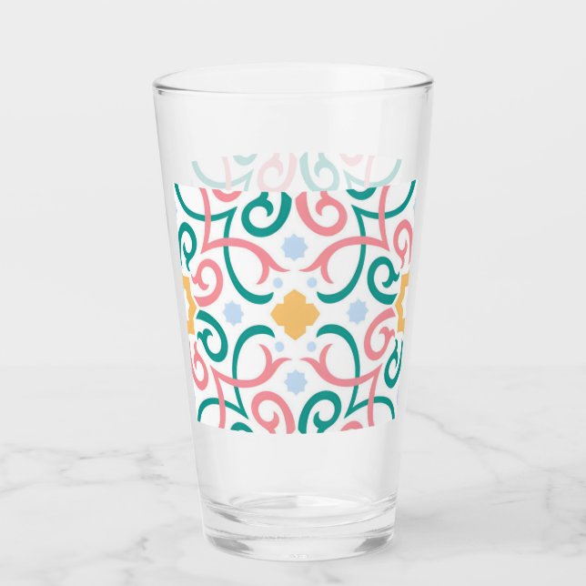 Mosaik/Pastellfarben/Frühling Glas (Vorderseite)