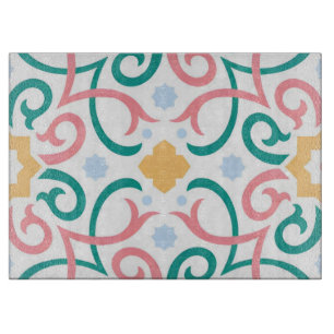 Mosaik/Pastellfarben/Frühling Schneidebrett