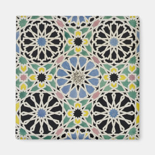 Mosaik Pflaster in der Alhambra, aus "The Arabian Magnet