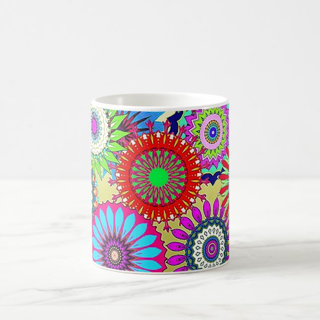 Mosaik Pinwheels Kaffeetasse (Mittel)