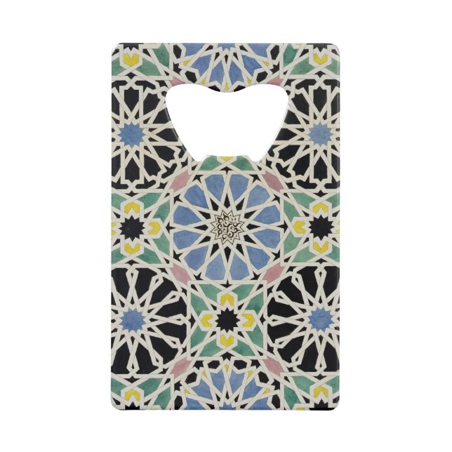 Mosaik-Plasterung im Alhambra, 'vom Araber Geldbeutel Flaschenöffner (Vorderseite)