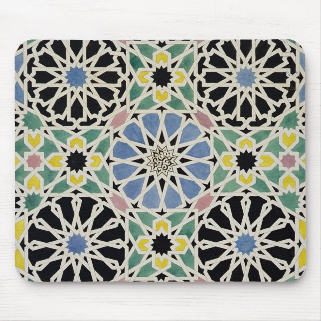 Mosaik-Plasterung im Alhambra, 'vom Araber Mousepad (Vorne)