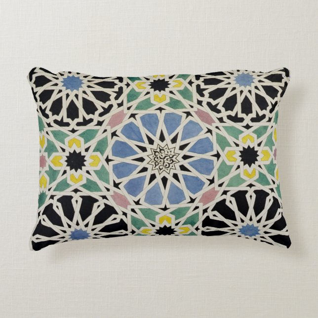Mosaik-Plasterung im Alhambra, 'vom Araber Zierkissen (Vorderseite)