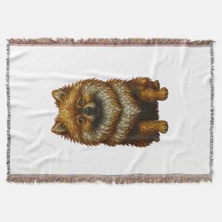 Mosaik-Pomeranian aus Edelsteinen Decke