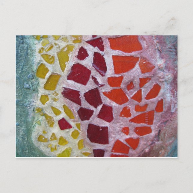 Mosaik Postkarte (Vorderseite)
