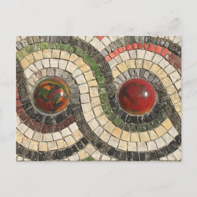 Mosaik Postkarte (Vorderseite)