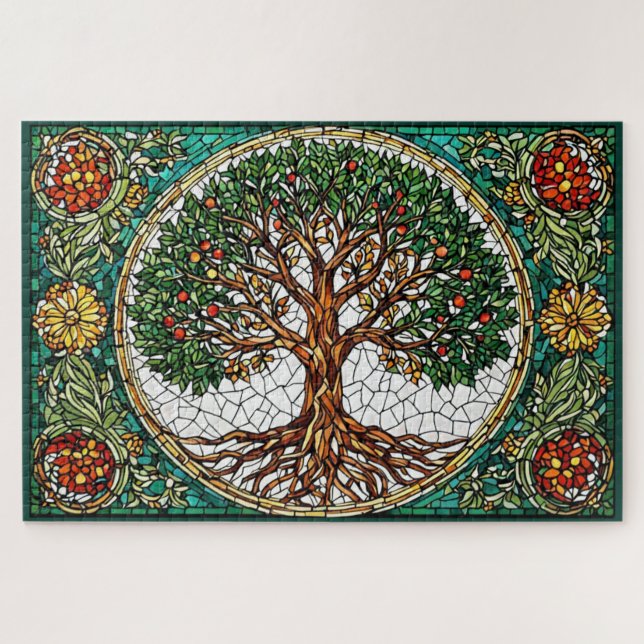 Mosaik-Puzzle 'Baum des Lebens' Puzzle (Horizontal)