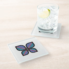 Mosaik Radiance Butterfly Glasuntersetzer