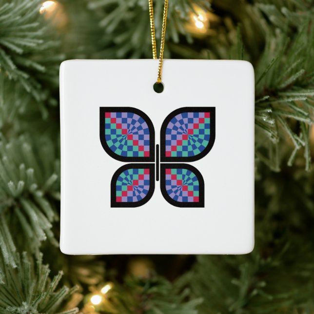 Mosaik Radiance Butterfly Keramikornament (Baum)