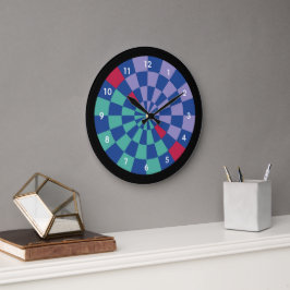Mosaik-Radiance Große Wanduhr