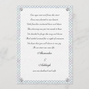 Mosaik-Rosen-Entlaufen-Mitteilung Ankündigung