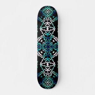Mosaik-Schallwellen-Kreuz Skateboard