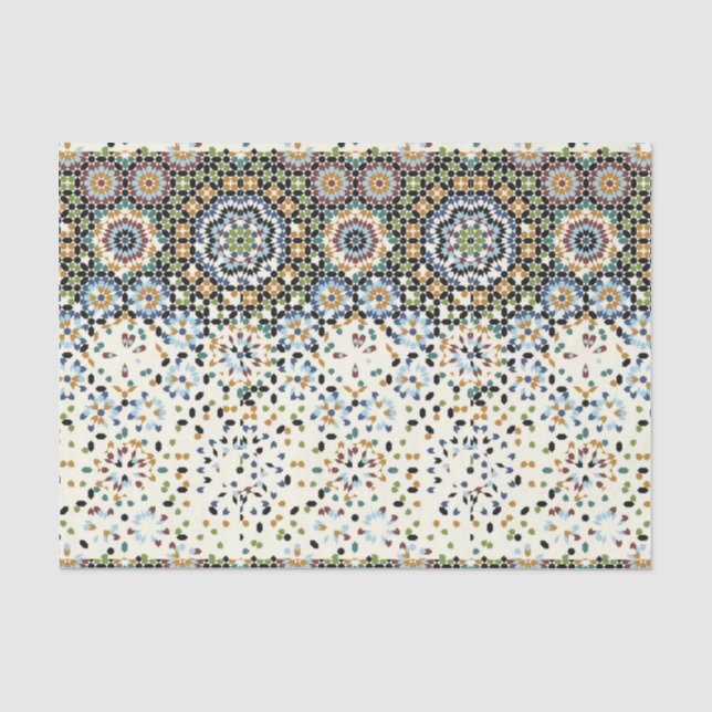 Mosaik Seidenpapier (Vorderseite)
