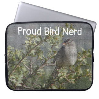 Mosaik Sparrow Avid Vogelbeobachter Proud Bird Ner Laptopschutzhülle
