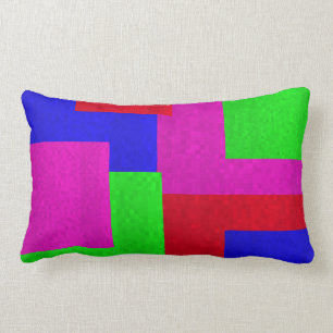 Mosaik Square blockiert Lumbar Cushion, Lendenkissen