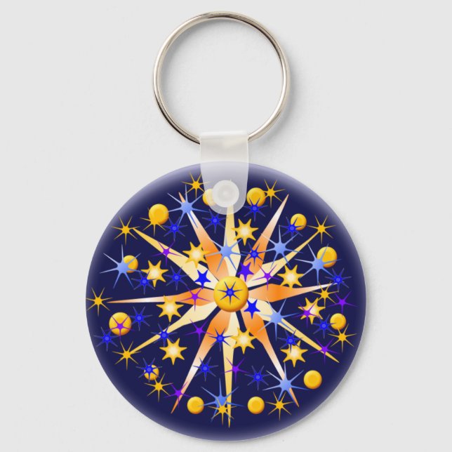 Mosaik Stars Schlüsselanhänger (Vorderseite)