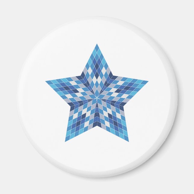 Mosaik-Sternexplosion Magnet (Vorne)