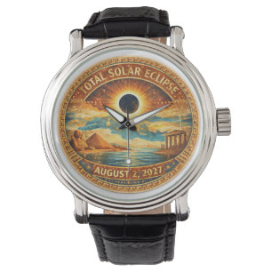 Mosaik-Stil 2027 Eclipse Armbanduhr