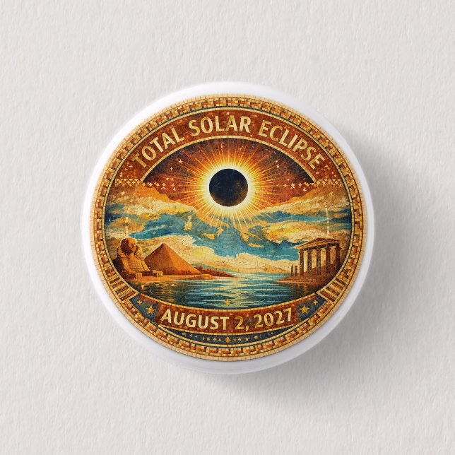 Mosaik-Stil 2027 Eclipse Button (Vorderseite)