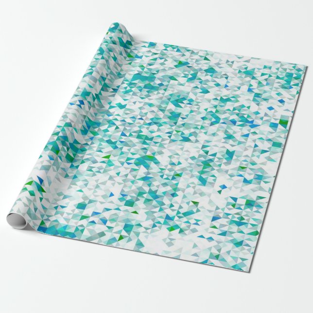 Mosaik, türkis geschenkpapier (Ungerollt)