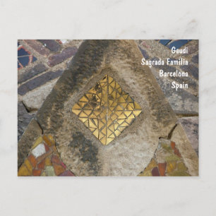 Mosaik vom Sagrada Familia Postkarte