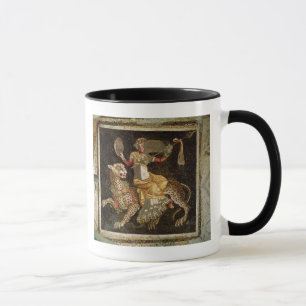 Mosaik von Dionysus eine Leopard c.180 ANZEIGE Tasse