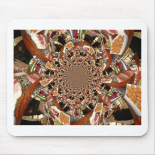 Mosaik von Sushi Brown Colors Mousepad