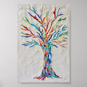 Mosaikbaum Poster