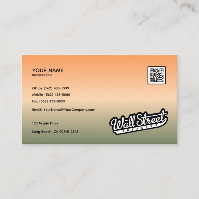 Mosaikblöcke - Design der Visitenkarte (Vorderseite)