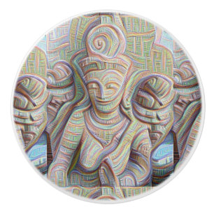 Mosaikbuddha-Statue Thunder_Cove Keramikknauf