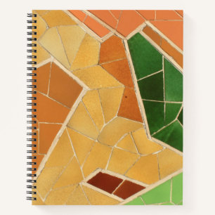 Mosaikdekoration Notizbuch